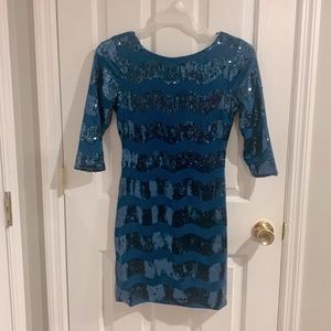 Beautiful sequenced cocktail dress